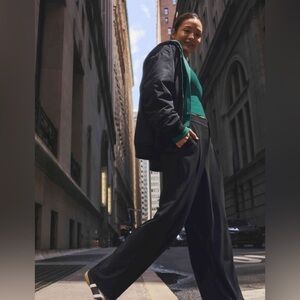 NWT Athleta Pinnacle Black Trouser Size 6/T (#472041)